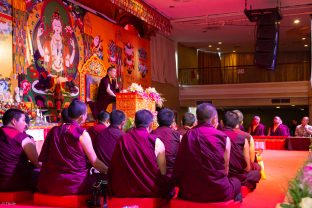 Thaye Dorje, His Holiness the 17th Gyalwa Karmapa, visits Indonesia in November 2019