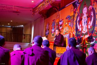 Thaye Dorje, His Holiness the 17th Gyalwa Karmapa, visits Indonesia in November 2019