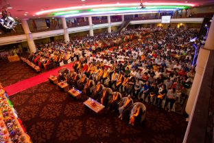 Thaye Dorje, His Holiness the 17th Gyalwa Karmapa, visits Indonesia in November 2019