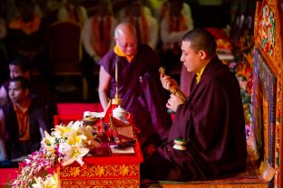 Thaye Dorje, His Holiness the 17th Gyalwa Karmapa, visits Indonesia in November 2019