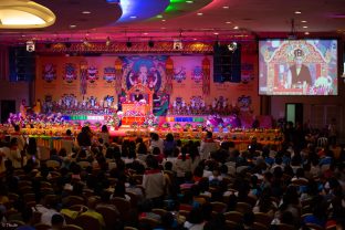 Thaye Dorje, His Holiness the 17th Gyalwa Karmapa, visits Indonesia in November 2019