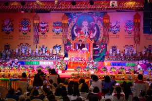 Thaye Dorje, His Holiness the 17th Gyalwa Karmapa, visits Indonesia in November 2019