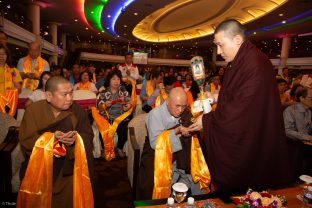 Thaye Dorje, His Holiness the 17th Gyalwa Karmapa, visits Indonesia in November 2019