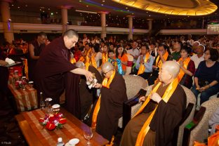 Thaye Dorje, His Holiness the 17th Gyalwa Karmapa, visits Indonesia in November 2019