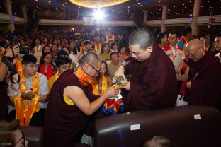 Thaye Dorje, His Holiness the 17th Gyalwa Karmapa, visits Indonesia in November 2019