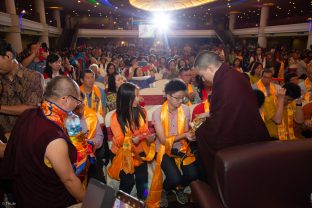 Thaye Dorje, His Holiness the 17th Gyalwa Karmapa, visits Indonesia in November 2019