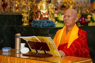 Thaye Dorje, His Holiness the 17th Gyalwa Karmapa, visits Indonesia in November 2019