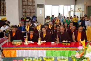 Thaye Dorje, His Holiness the 17th Gyalwa Karmapa, visits Indonesia in November 2019