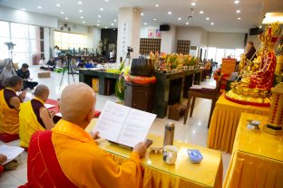 Thaye Dorje, His Holiness the 17th Gyalwa Karmapa, visits Indonesia in November 2019