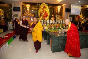 Thaye Dorje, His Holiness the 17th Gyalwa Karmapa, visits Indonesia in November 2019