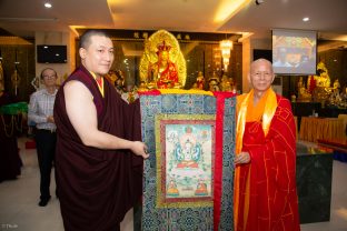 Thaye Dorje, His Holiness the 17th Gyalwa Karmapa, visits Indonesia in November 2019