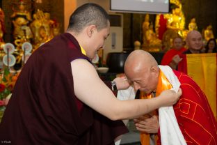 Thaye Dorje, His Holiness the 17th Gyalwa Karmapa, visits Indonesia in November 2019