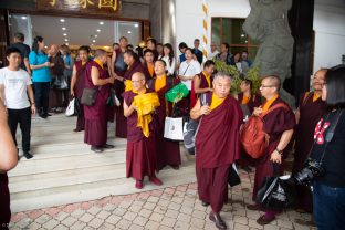 Thaye Dorje, His Holiness the 17th Gyalwa Karmapa, visits Indonesia in November 2019