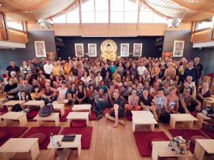 Day one in Dhagpo 2019: Thaye Dorje, His Holiness the 17th Gyalwa Karmapa, offers teachings and an empowerment to 3,000 students