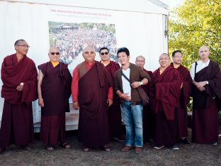 Day one in Dhagpo 2019: Thaye Dorje, His Holiness the 17th Gyalwa Karmapa, offers teachings and an empowerment to 3,000 students