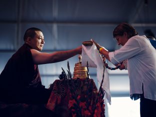 Day one in Dhagpo 2019: Thaye Dorje, His Holiness the 17th Gyalwa Karmapa, offers teachings and an empowerment to 3,000 students