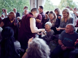 Day two in Dhagpo 2019: Thaye Dorje, His Holiness the 17th Gyalwa Karmapa, offers teachings and an empowerment to 3,000 students