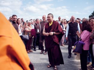 Day two in Dhagpo 2019: Thaye Dorje, His Holiness the 17th Gyalwa Karmapa, offers teachings and an empowerment to 3,000 students