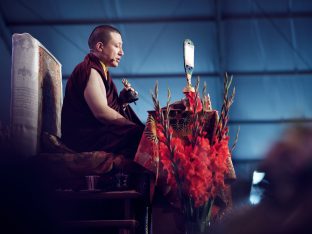 Day two in Dhagpo 2019: Thaye Dorje, His Holiness the 17th Gyalwa Karmapa, offers teachings and an empowerment to 3,000 students