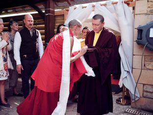 Day two in Dhagpo 2019: Thaye Dorje, His Holiness the 17th Gyalwa Karmapa, offers teachings and an empowerment to 3,000 students