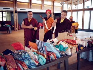 Day two in Dhagpo 2019: Thaye Dorje, His Holiness the 17th Gyalwa Karmapa, offers teachings and an empowerment to 3,000 students