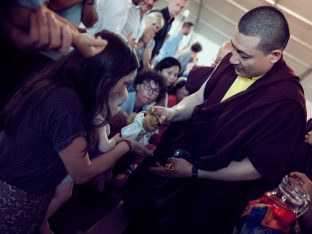 Day two in Dhagpo 2019: Thaye Dorje, His Holiness the 17th Gyalwa Karmapa, offers teachings and an empowerment to 3,000 students