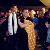 Thaye Dorje, His Holiness the 17th Gyalwa Karmapa, Sangyumla and their son Thugseyla arrive at the Europe Center in Germany. Photo / Tokpa Korlo