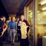 Thaye Dorje, His Holiness the 17th Gyalwa Karmapa, Sangyumla and their son Thugseyla arrive at the Europe Center in Germany. Photo / Tokpa Korlo