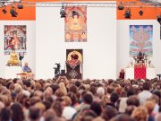 Thaye Dorje, His Holiness the 17th Gyalwa Karmapa, gave teachings on the 37 Practices of a Bodhisattva to over 6,000 students at the Europe Center in Germany. Photo / Tokpa Korlo