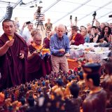 Thaye Dorje, His Holiness the 17th Gyalwa Karmapa, gave teachings on the 37 Practices of a Bodhisattva to over 6,000 students at the Europe Center in Germany. Photo / Tokpa Korlo