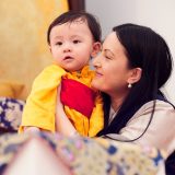 Traditional welcome ceremony for Thaye Dorje, His Holiness the 17th Gyalwa Karmapa, and Thugseyla at the Europe Center in Germany. Photo / Tokpa Korlo