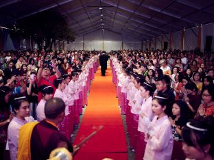 Thaye Dorje, His Holiness the 17th Gyalwa Karmapa, visits Indonesia in November 2019. Photo / Tokpa Korlo