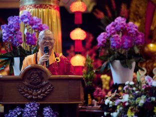 Thaye Dorje, His Holiness the 17th Gyalwa Karmapa, visits Indonesia in November 2019. Photo / Tokpa Korlo