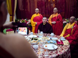 Thaye Dorje, His Holiness the 17th Gyalwa Karmapa, visits Indonesia in November 2019. Photo / Tokpa Korlo