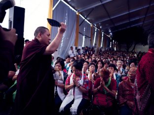 Thaye Dorje, His Holiness the 17th Gyalwa Karmapa, visits Indonesia in November 2019. Photo / Tokpa Korlo