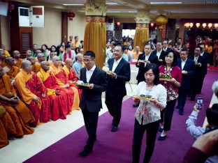 Thaye Dorje, His Holiness the 17th Gyalwa Karmapa, visits Indonesia in November 2019. Photo / Tokpa Korlo