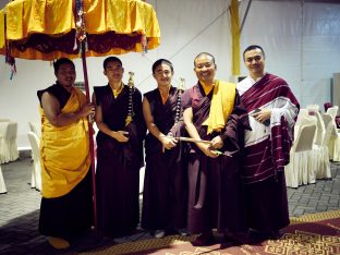 Thaye Dorje, His Holiness the 17th Gyalwa Karmapa, visits Indonesia in November 2019. Photo / Tokpa Korlo