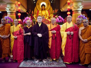 Thaye Dorje, His Holiness the 17th Gyalwa Karmapa, visits Indonesia in November 2019. Photo / Tokpa Korlo