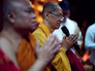 Thaye Dorje, His Holiness the 17th Gyalwa Karmapa, visits Indonesia in November 2019. Photo / Tokpa Korlo