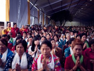 Thaye Dorje, His Holiness the 17th Gyalwa Karmapa, visits Indonesia in November 2019. Photo / Tokpa Korlo