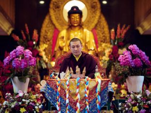 Thaye Dorje, His Holiness the 17th Gyalwa Karmapa, visits Indonesia in November 2019. Photo / Tokpa Korlo