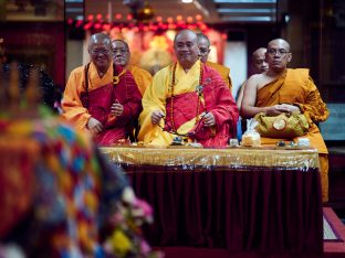 Thaye Dorje, His Holiness the 17th Gyalwa Karmapa, visits Indonesia in November 2019. Photo / Tokpa Korlo