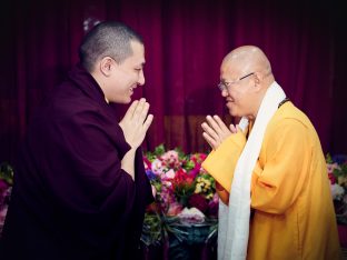 Thaye Dorje, His Holiness the 17th Gyalwa Karmapa, visits Indonesia in November 2019. Photo / Tokpa Korlo