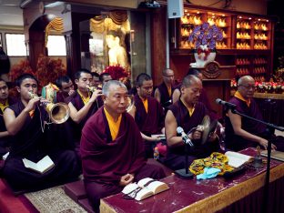 Thaye Dorje, His Holiness the 17th Gyalwa Karmapa, visits Indonesia in November 2019. Photo / Tokpa Korlo