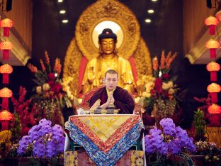 Thaye Dorje, His Holiness the 17th Gyalwa Karmapa, visits Indonesia in November 2019. Photo / Tokpa Korlo