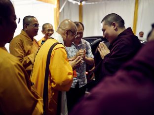 Thaye Dorje, His Holiness the 17th Gyalwa Karmapa, visits Indonesia in November 2019. Photo / Tokpa Korlo