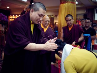 Thaye Dorje, His Holiness the 17th Gyalwa Karmapa, visits Indonesia in November 2019. Photo / Tokpa Korlo