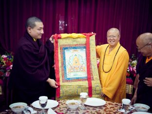 Thaye Dorje, His Holiness the 17th Gyalwa Karmapa, visits Indonesia in November 2019. Photo / Tokpa Korlo