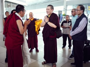 Thaye Dorje, His Holiness the 17th Gyalwa Karmapa, visits Indonesia in November 2019. Photo / Tokpa Korlo