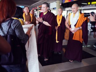 Thaye Dorje, His Holiness the 17th Gyalwa Karmapa, visits Indonesia in November 2019. Photo / Tokpa Korlo